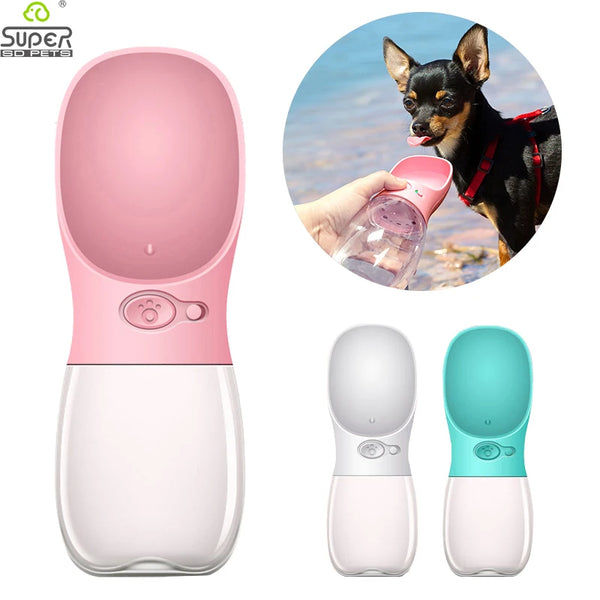 Portable Pet Water Bottle: Travel Water Dispenser for Cats & Dogs