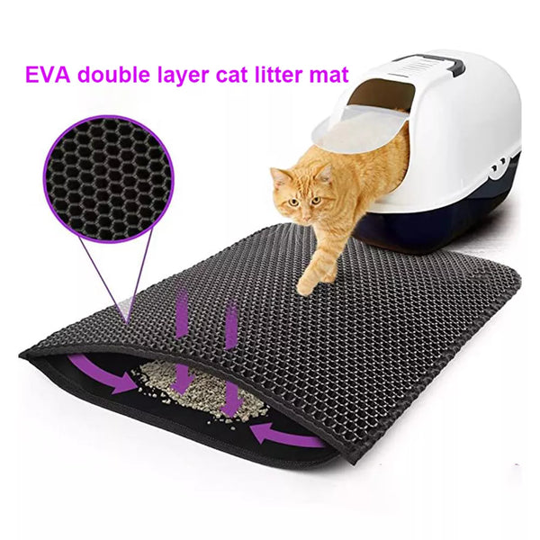 Hole-Type Cat Litter Mat