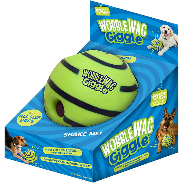 Wobble Wag Giggle Glow Ball: Interactive Dog Toy with Fun Giggle Sounds