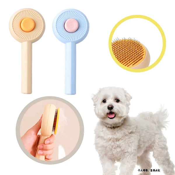 Pet Grooming Needle Brush: Magic Massage Comb For Dogs & Cats