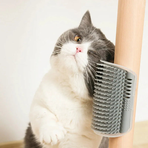 Self-Grooming Pet Brush: Massage, Comb, and Scratching Aid in One For Cats & Dogs