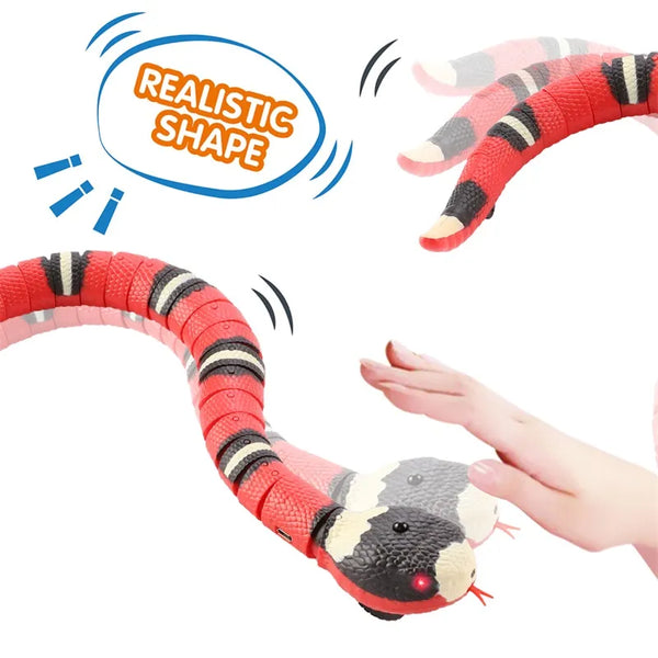 Electric Induction Cat Toy - Smart Sensing Snake Tease